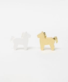 めでたや/＜めでたや＞置きかざり うま 2色セット/インテリア雑貨