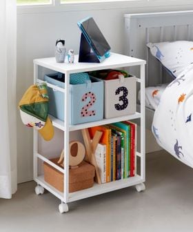 tower/＜tower＞目隠しワゴン 天板付き/その他ライフスタイル雑貨