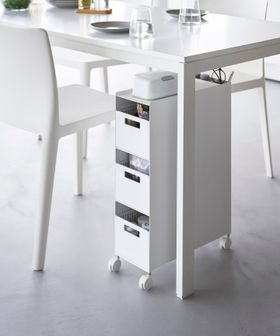 tower/＜tower＞収納バスケットワゴン 3段/インテリア雑貨