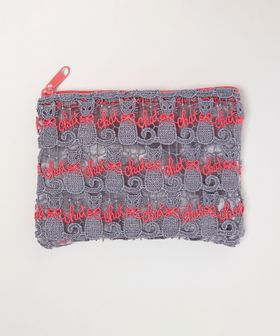 近沢レース店/【WEB限定】＜近沢レース店＞オールレース フラットポーチ/ポーチ
