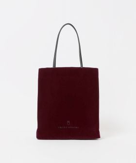UNITED ARROWS/ ベロア ロゴ トートバッグ/トートバッグ