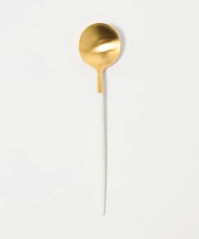 CUTIPOL/＜CUTIPOL＞GOA White/Gold デザートスプーン/食器 / グラス / カトラリー