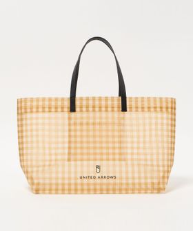 UNITED ARROWS/チェック メッシュ トートバッグ/トートバッグ