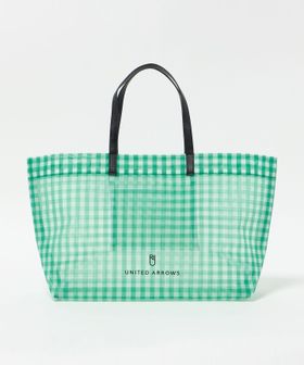 UNITED ARROWS/チェック メッシュ トートバッグ/トートバッグ