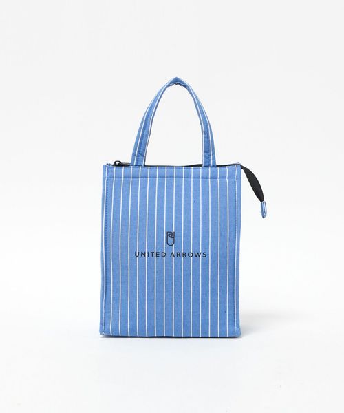UNITED ARROWS/ストライプ ロゴ ランチバッグ /トートバッグ