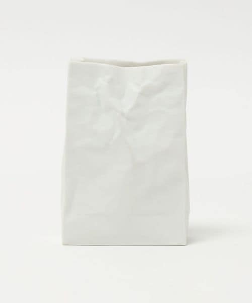 UNITED ARROWS/＜ceramic japan＞ニュークリンクル スーパーバッグ #3/フラワーベース / グリーン