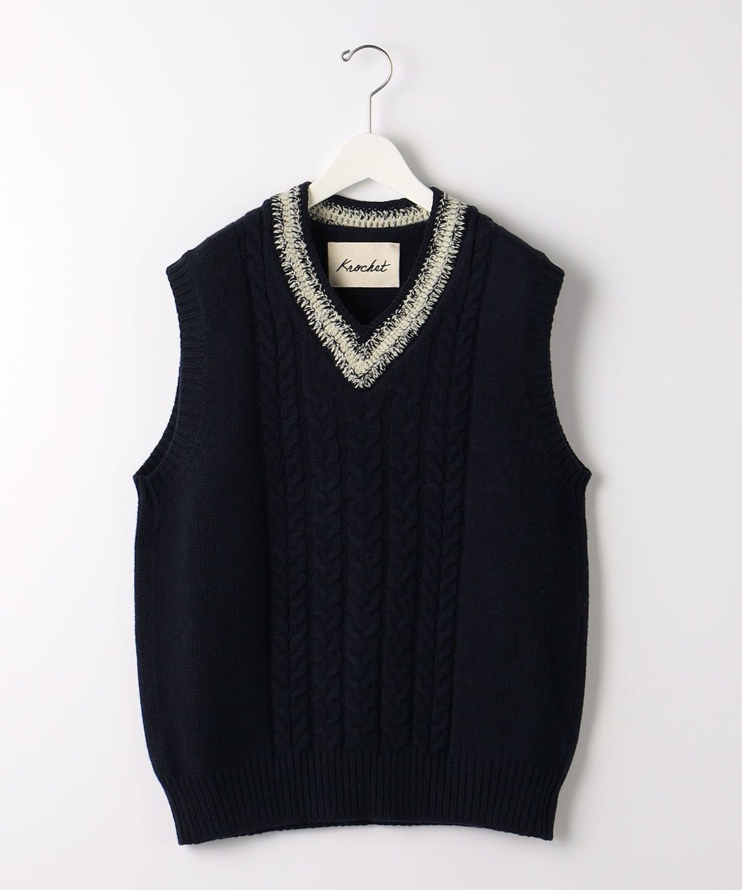 KROCHET\u003e Cable Vest