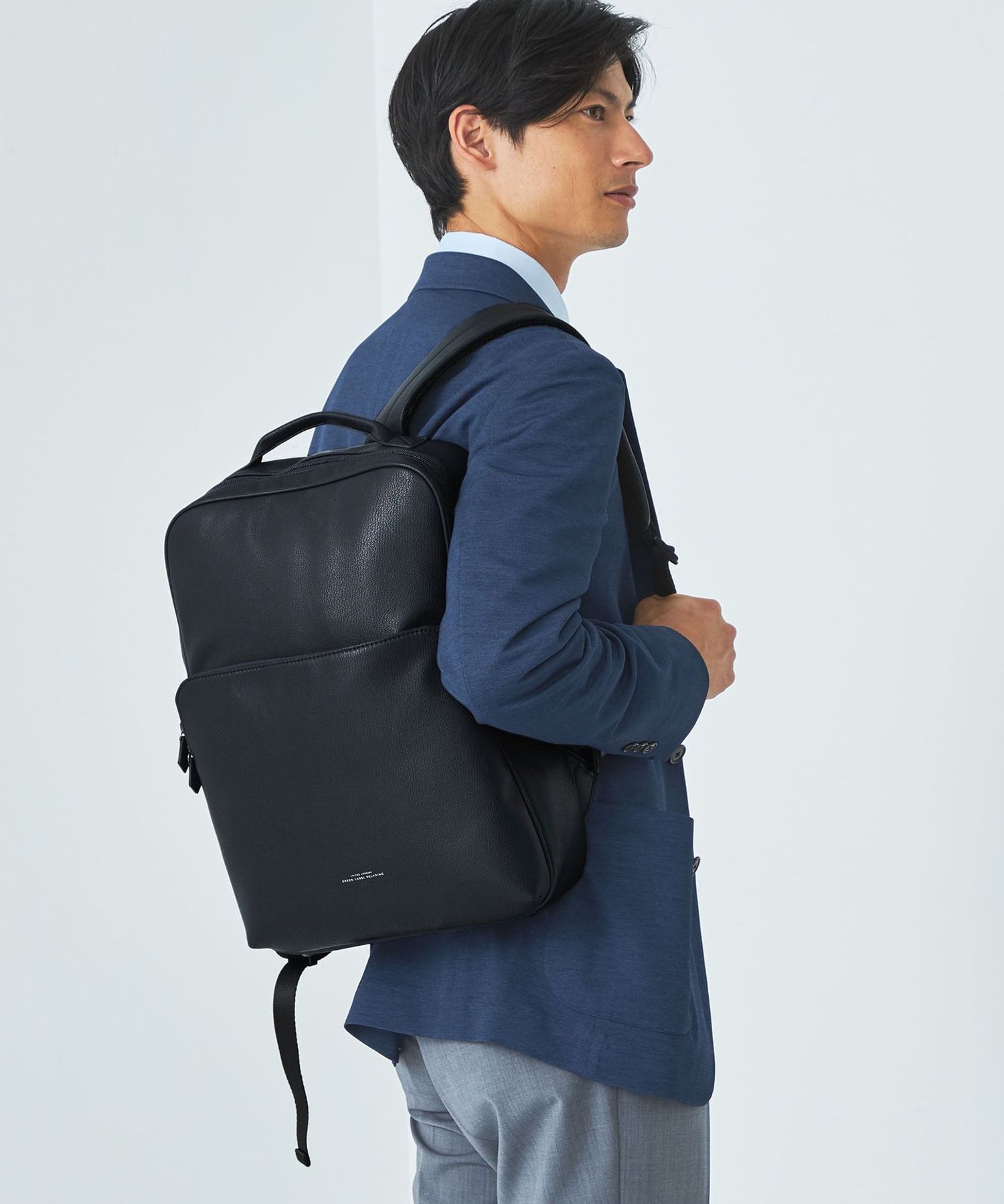 希少カラー Sybilla シビラ グリーン オールレザー リュック 袋付 シボ レザーライク バックパック（バックパック/リュック