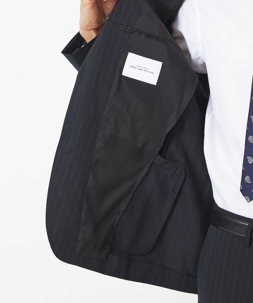 UNITED ARROWS 2B ストライプ スーツ 48D アローズ UNITED ARROWS 2B ストライプ スーツ 48D アローズ