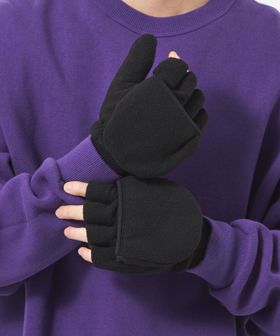 新品　DENTS フリースハンティンググローブ M フィンガーレス手袋　グレー 新品 DENTS フリースハンティンググローブ M フィンガーレス手袋