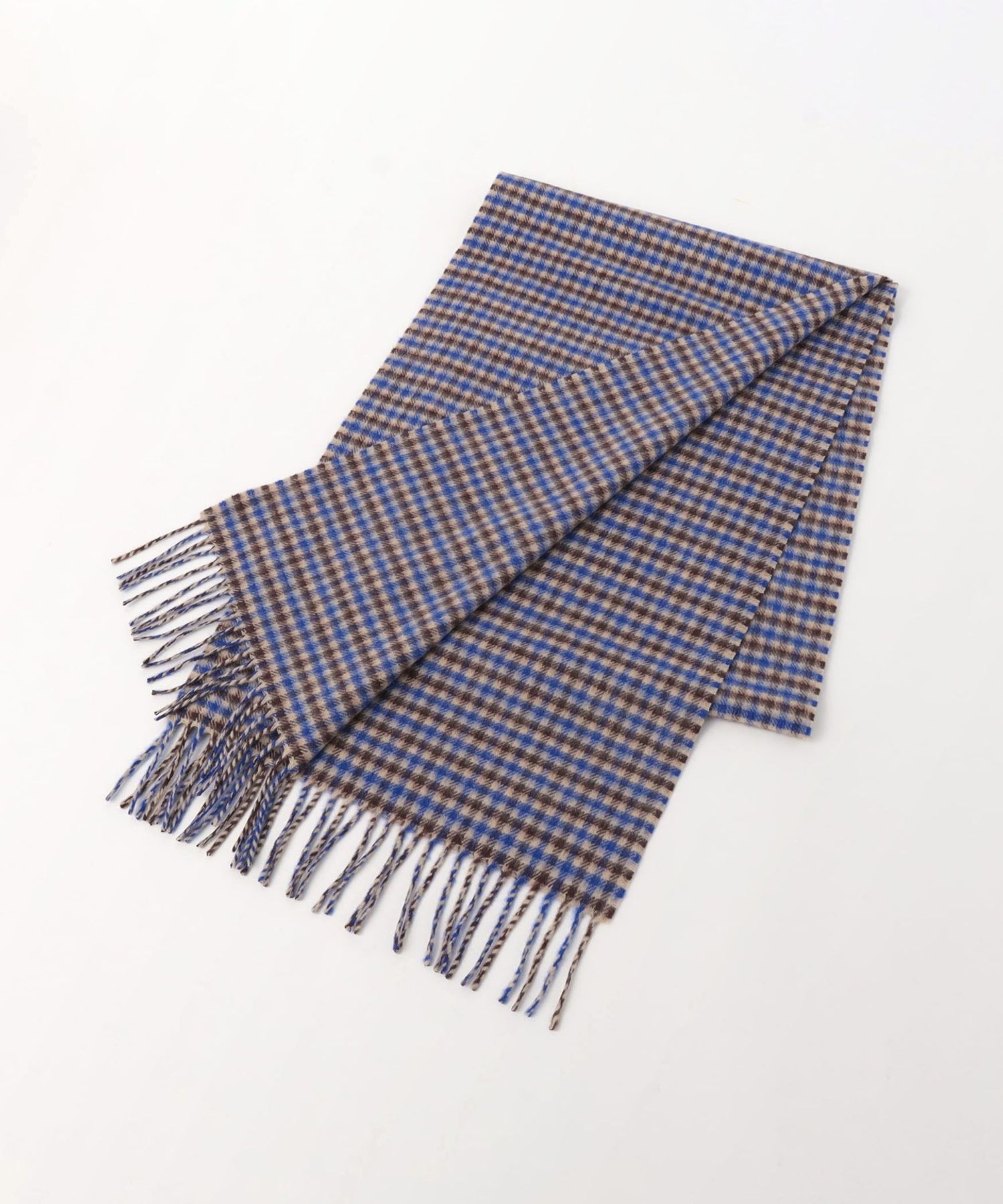 【別注】JOHNSTONS×グリーンレーベル　ウールカシミヤ マフラー 別注】＜Johnstons of Elgin＞GLR ウールカシミヤ マフラー
