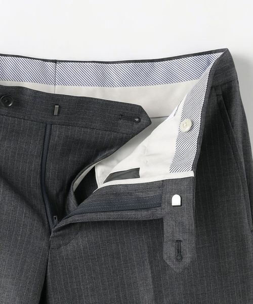 新品GREEN LABEL RELAXING ウールピンストライプ　スラックス green label relaxing スラックス A+ トリクシオン メッシュ