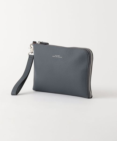 WEB限定】CIBO レザーライク フラット ポーチ M クラッチバッグ