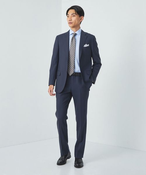 GLR CLOTH マイクロデザイン スリム スーツパンツ ―防シワ―