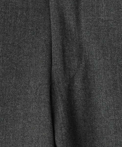 GLR CLOTH サキソニー 無地 スリム NP スーツパンツ ―防シワ―