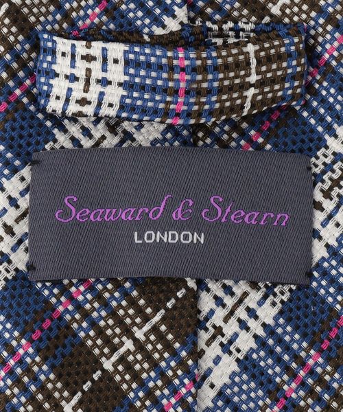 Seaward & Stearn＞8.0cm チェック ネクタイ