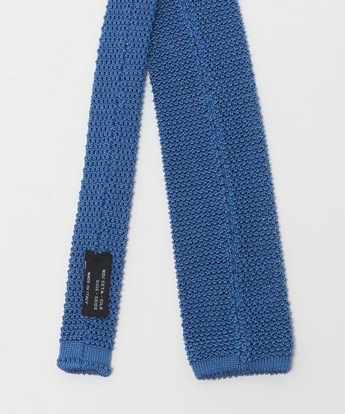 【美品】UNITED ARROWS／ニットタイ／ソリッド／ブラック／Italy製 Bleck＞6.5cm ソリッド ニット ネクタイ ニットタイ