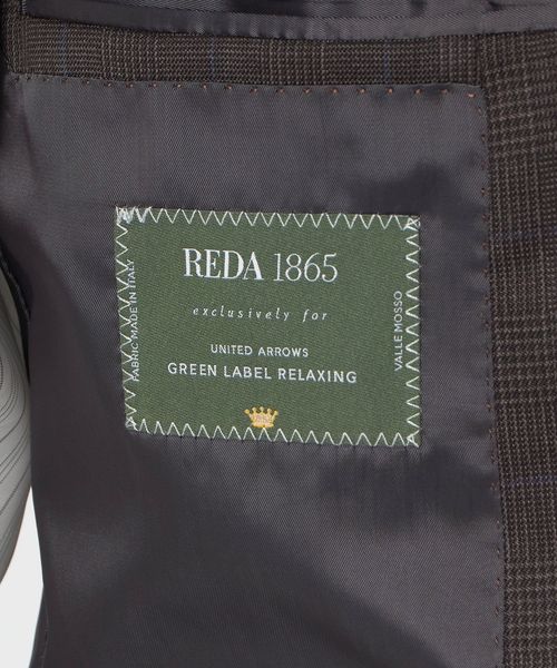 Green Label RelaxingセットアップスーツグレンチェックREDA green label relaxing（グリーンレーベルリラクシング）の