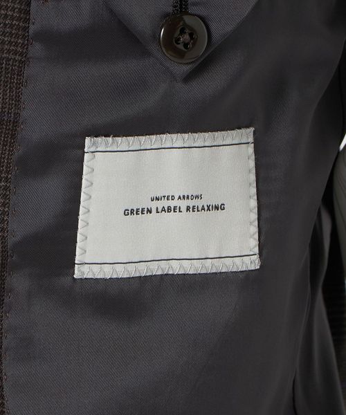 美品　グリーンレーベルリラクシング　セットアップスーツ　チェック REDA　46 REDA グレンチェック 3B HXD スーツジャケット