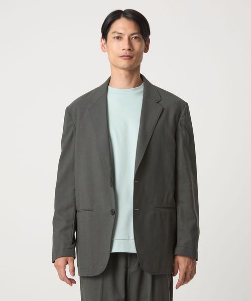 【美品】UNITED ARROWS テーラードジャケット　銀ボタン　高級　L UNITED ARROWS（テーラードジャケット ・ シルバー/銀色系）の
