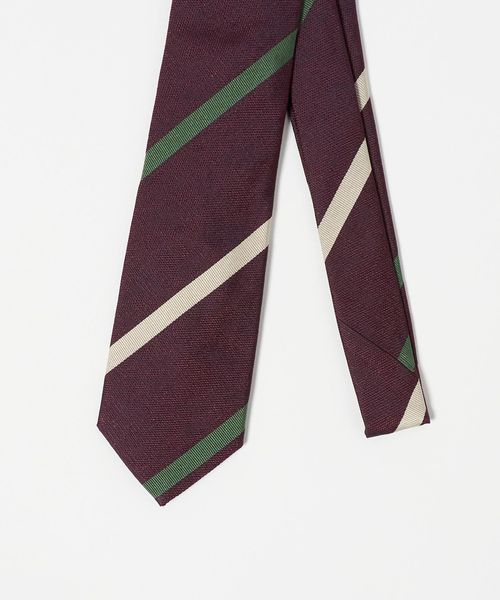 Seaward & Stearn＞8.0cm ストライプ3 ネクタイ
