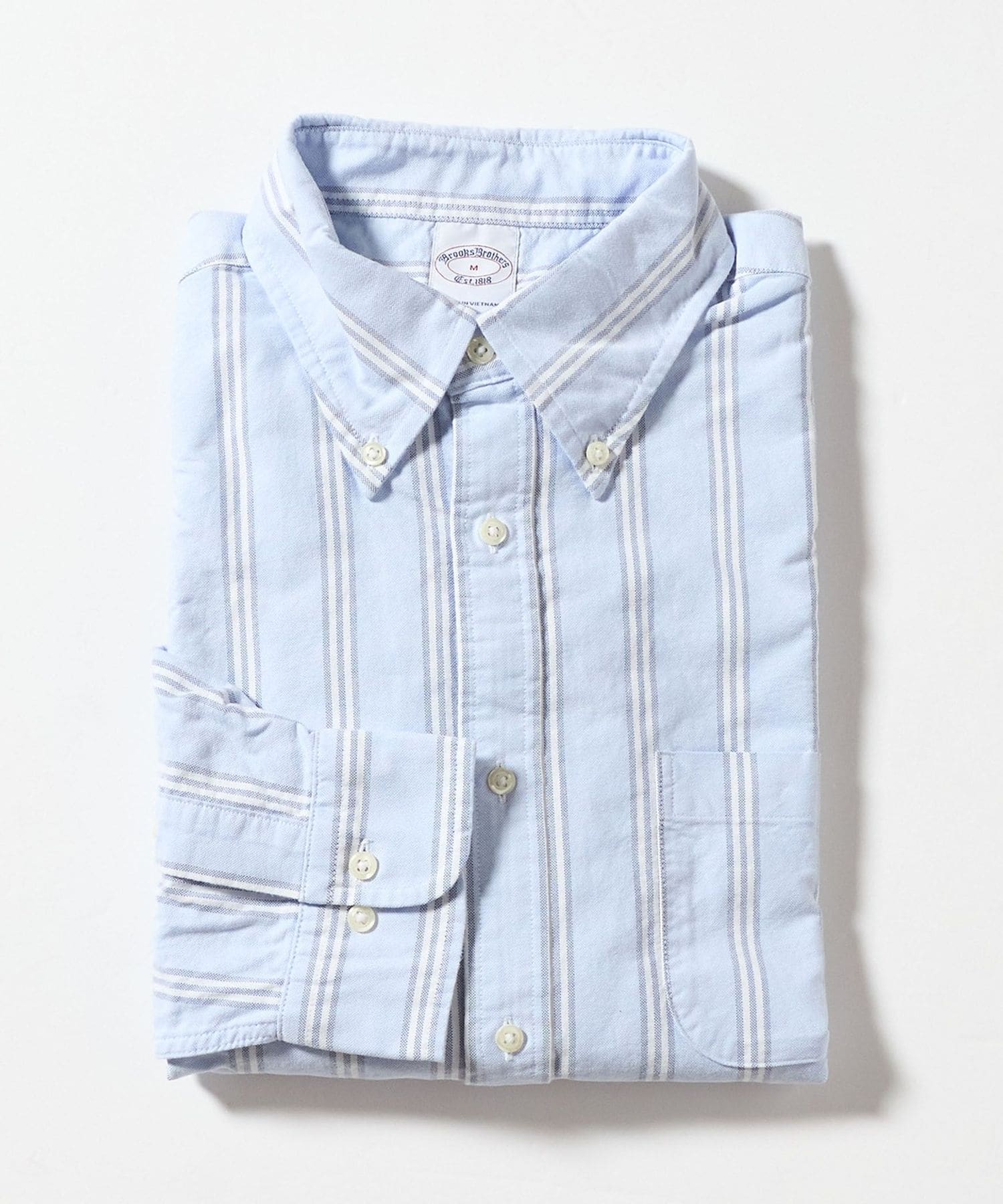 ブルックスブラザーズ　ワンポイント　ボタンダウンシャツ　ライトグリーン BROOKS BROTHERS ブルックスブラザーズ 長袖 ワンポイント