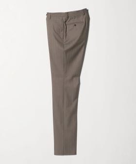 green label relaxing/DRAGO ミニヘリンボーン CLS ノープリーツ スーツパンツ/セットアップ パンツ