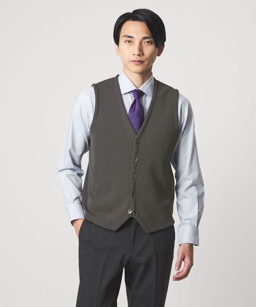GIM/＜gim＞25F H/MLN ニット ジレ ベスト ―ウォッシャブル―/ニット / セーター