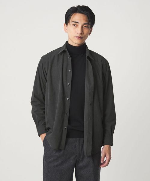 green label relaxing/DC ポリエステル コーデュロイ オーバー シャツ/シャツ / ブラウス