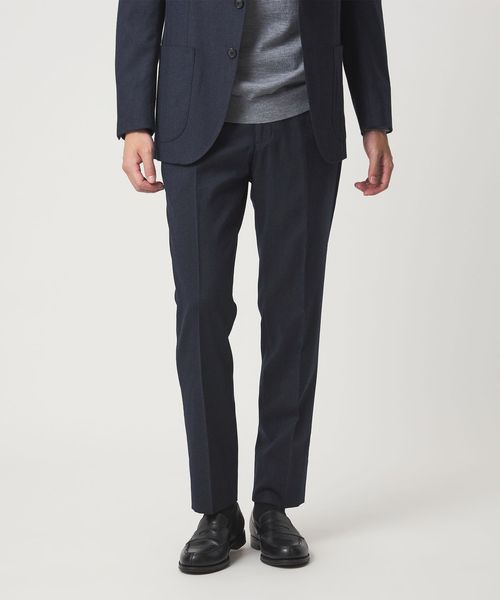 green label relaxing/GLR CLOTH フラノ無地 アジャスター NP スラックス ―ストレッチ―/セットアップ パンツ