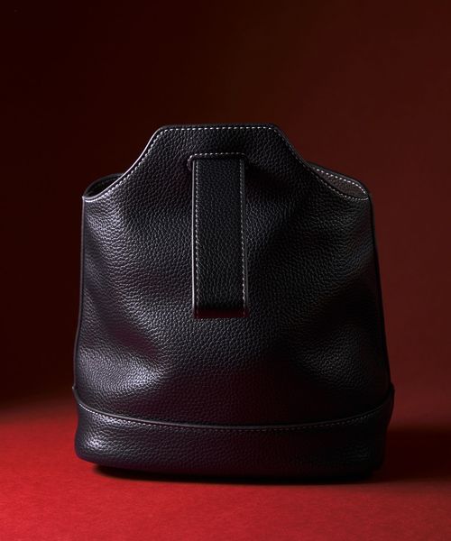 green label relaxing/シボ レザーライク ハンドバッグ/ハンドバッグ / クラッチバッグ