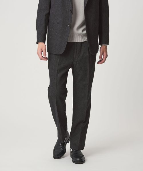 green label relaxing/DC W/LI デニムライク ワイド 1プリーツ イージーパンツ/イージーパンツ