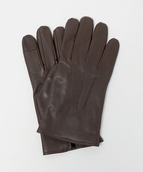 green label relaxing/ラムレザー H/PIQUE グローブ ―タッチパネル対応―/グローブ / 手袋