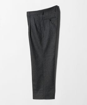 green label relaxing/DC W/N 2プリーツ ワイド スラックス/スラックス