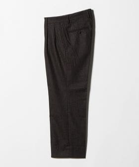 green label relaxing/DC W/N 2プリーツ ワイド スラックス/スラックス