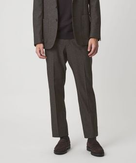 green label relaxing/A＋ ポリエステルツイード スタンダード イージー スラックス ―ウォッシャブル・ストレッチ―/セットアップ パンツ