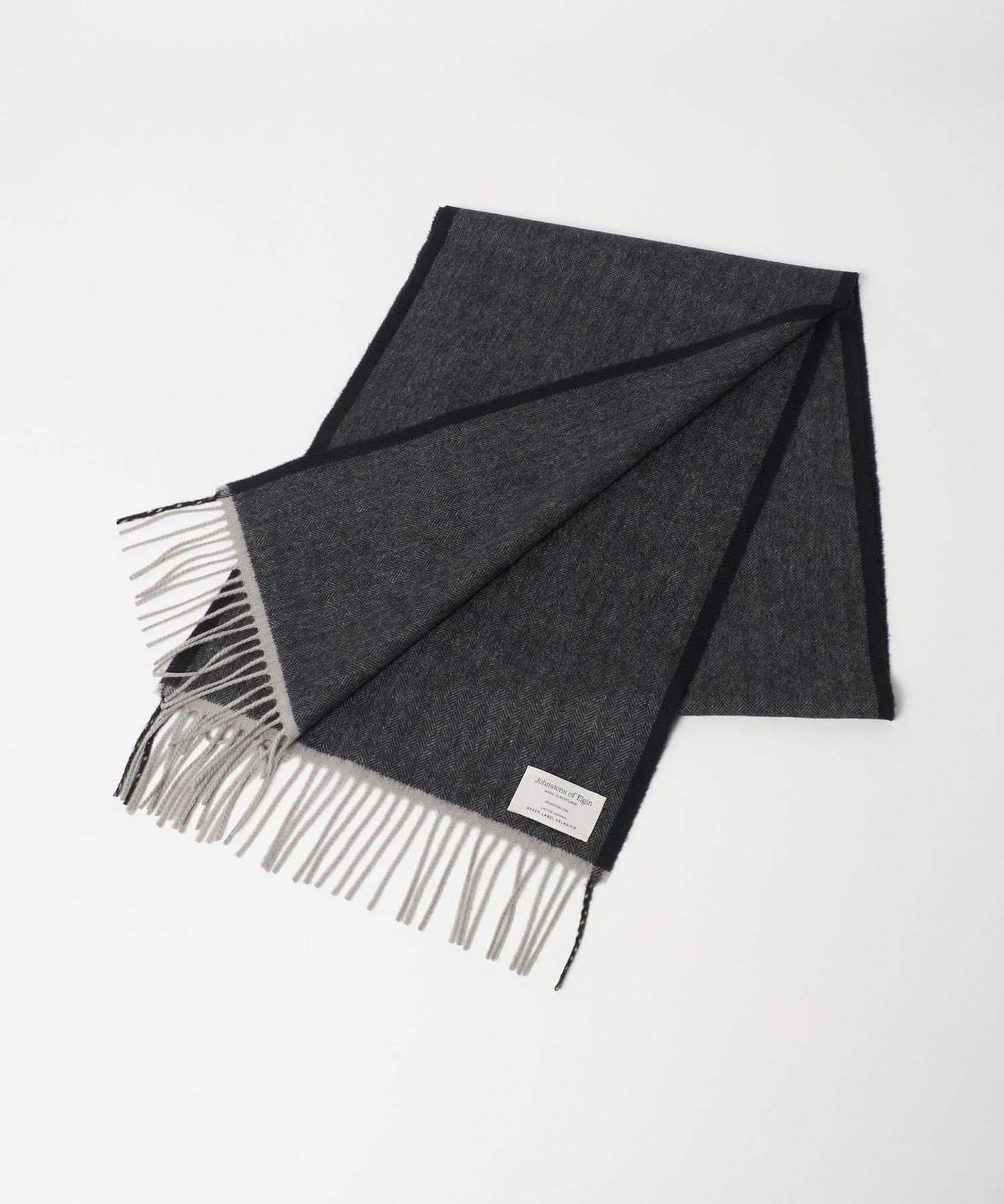 別注】＜Johnstons of Elgin＞GLR ウールカシミヤ マフラー