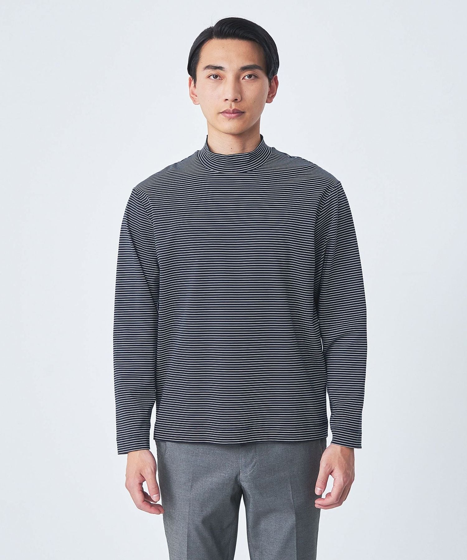 UNITED ARROWS green label relaxing - green label relaxingボーダーハイネックニット ユナイテッドアローズ グリーンレーベル リラクシングのニット