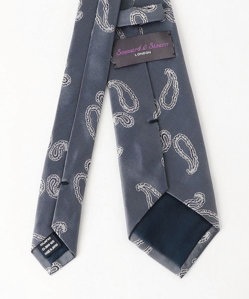 Seaward & Stearnペイズリー柄 ネクタイ Seaward & Stearn＞8.0cm ペイズリー2 ネクタイ