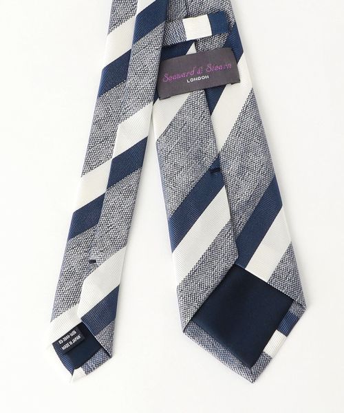 Seaward&Stearn ストライプ柄ネクタイ Seaward & Stearn / シルク ストライプ ネクタイ（ネクタイ