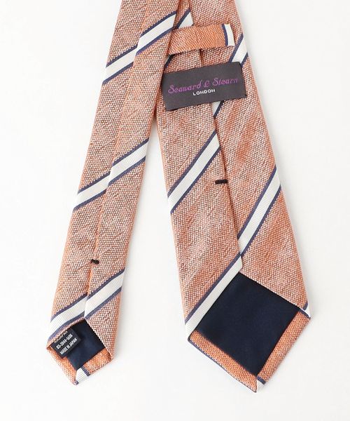Seaward & Stearn ストライプ ネクタイ Seaward & Stearn＞8.0cm ストライプ6 ネクタイ