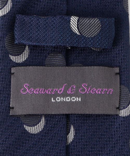 Seaward & Stearn＞8.0cm ドット ネクタイ