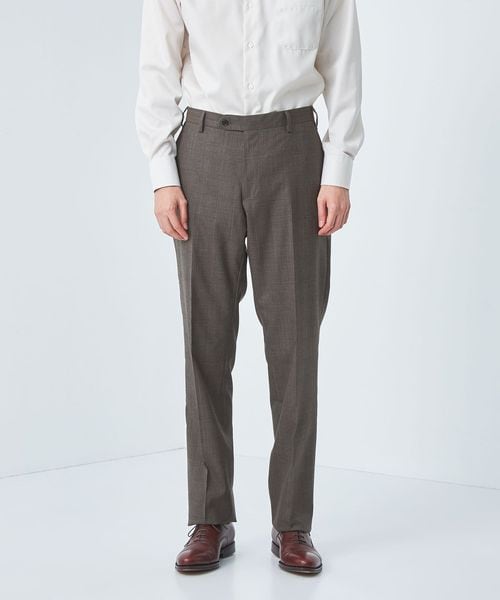 GUABELLO グレンチェック CLD NP スーツパンツ