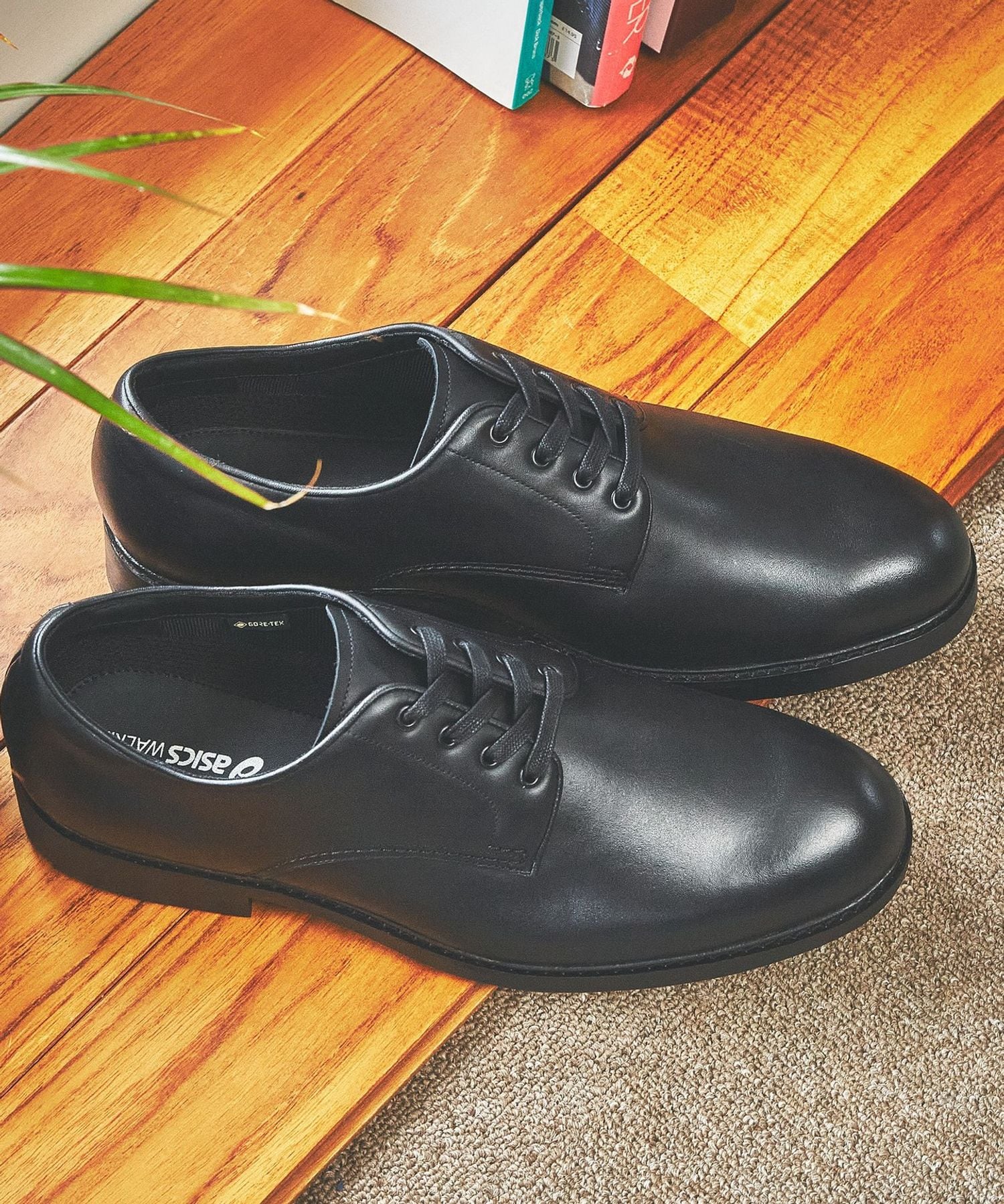 スピングル ユナイテッドアローズ ドレス ビジネスシューズ ゴアテックス 黒色 別注】＜REGAL＞ GORE―TEX CAP TOE/ゴアテックス キャップトゥ