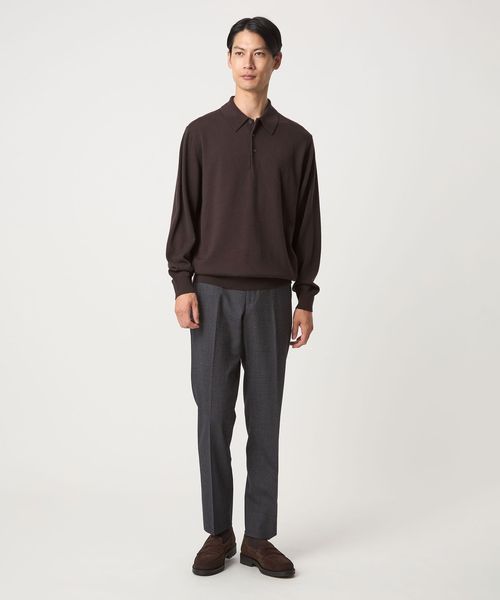 完売品！ユナイテッドアローズ/25ss ハイゲージ ニットポロシャツXL グレー 1100024F1716_l1_a013.jpg