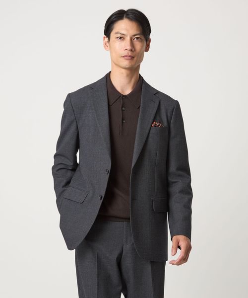 完売品！ユナイテッドアローズ/25ss ハイゲージ ニットポロシャツXL グレー UNITED ARROWS（ユナイテッドアローズ）の「＜UNITED ARROWS