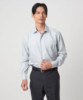 green label relaxing/コットン ヘリンボーン ワイドカラー ドレスシャツ ―形態安定―/シャツ / ブラウス