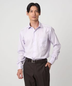 green label relaxing/コットン ナローストライプ ワイドカラー ドレスシャツ ―イージーアイロン―/シャツ / ブラウス