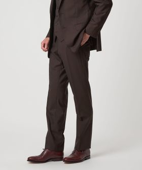 green label relaxing/REDA トロピカル 無地 スリム ノープリーツ スーツパンツ/セットアップ パンツ