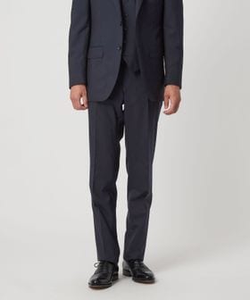 green label relaxing/REDA トロピカル 無地 スリム ノープリーツ スーツパンツ/セットアップ パンツ